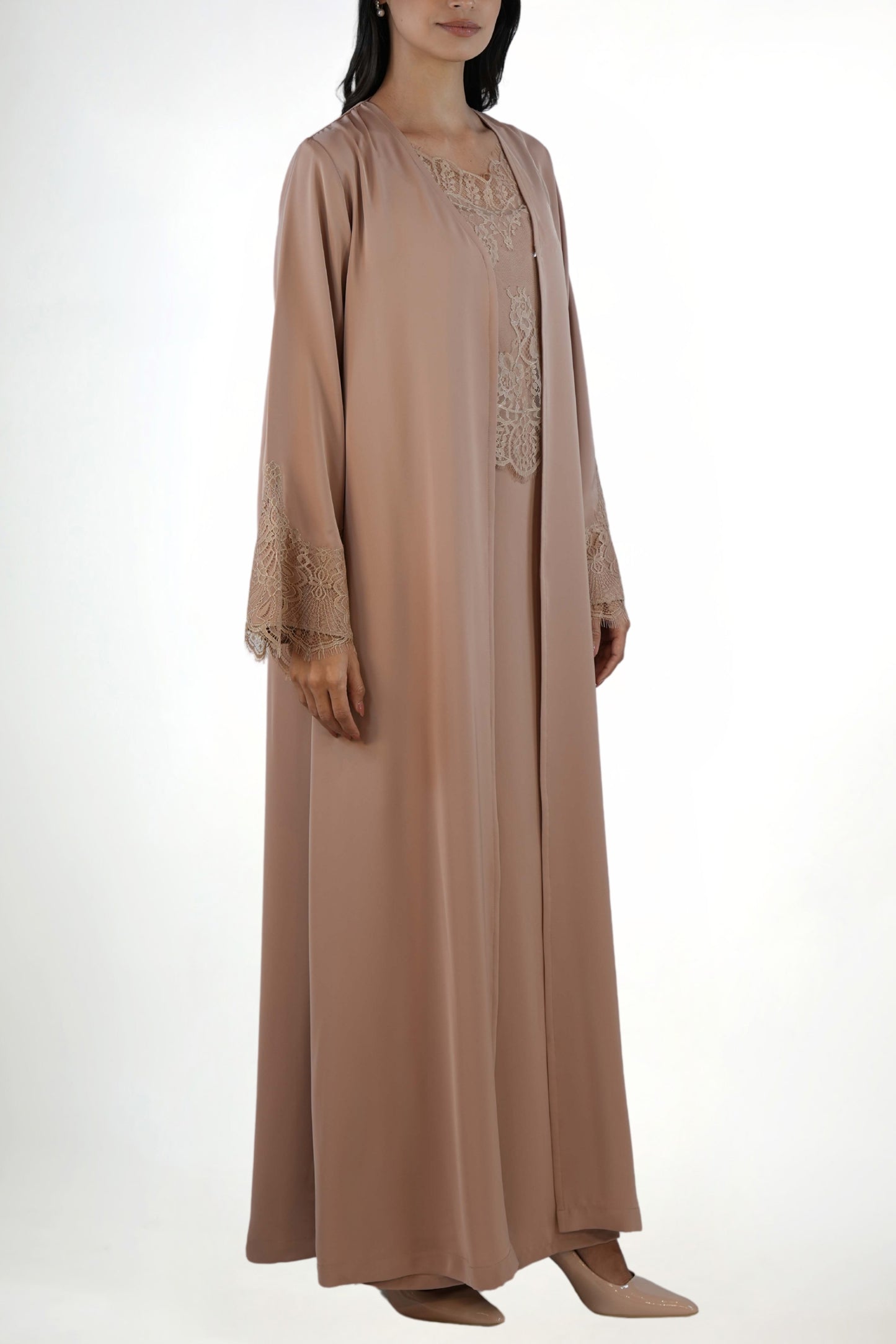 Shaden Lavender Abaya Set