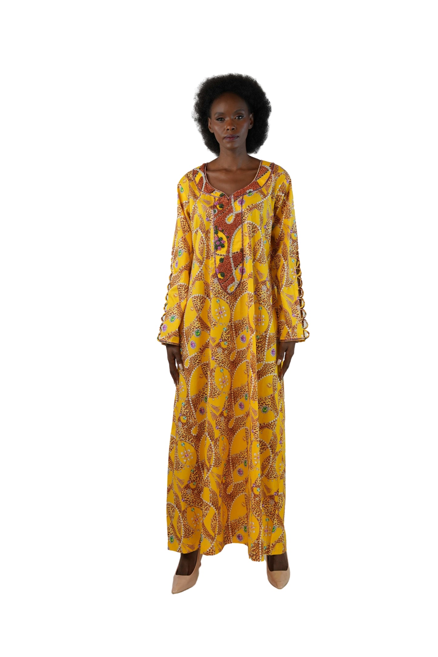 Flo Maize Kaftan