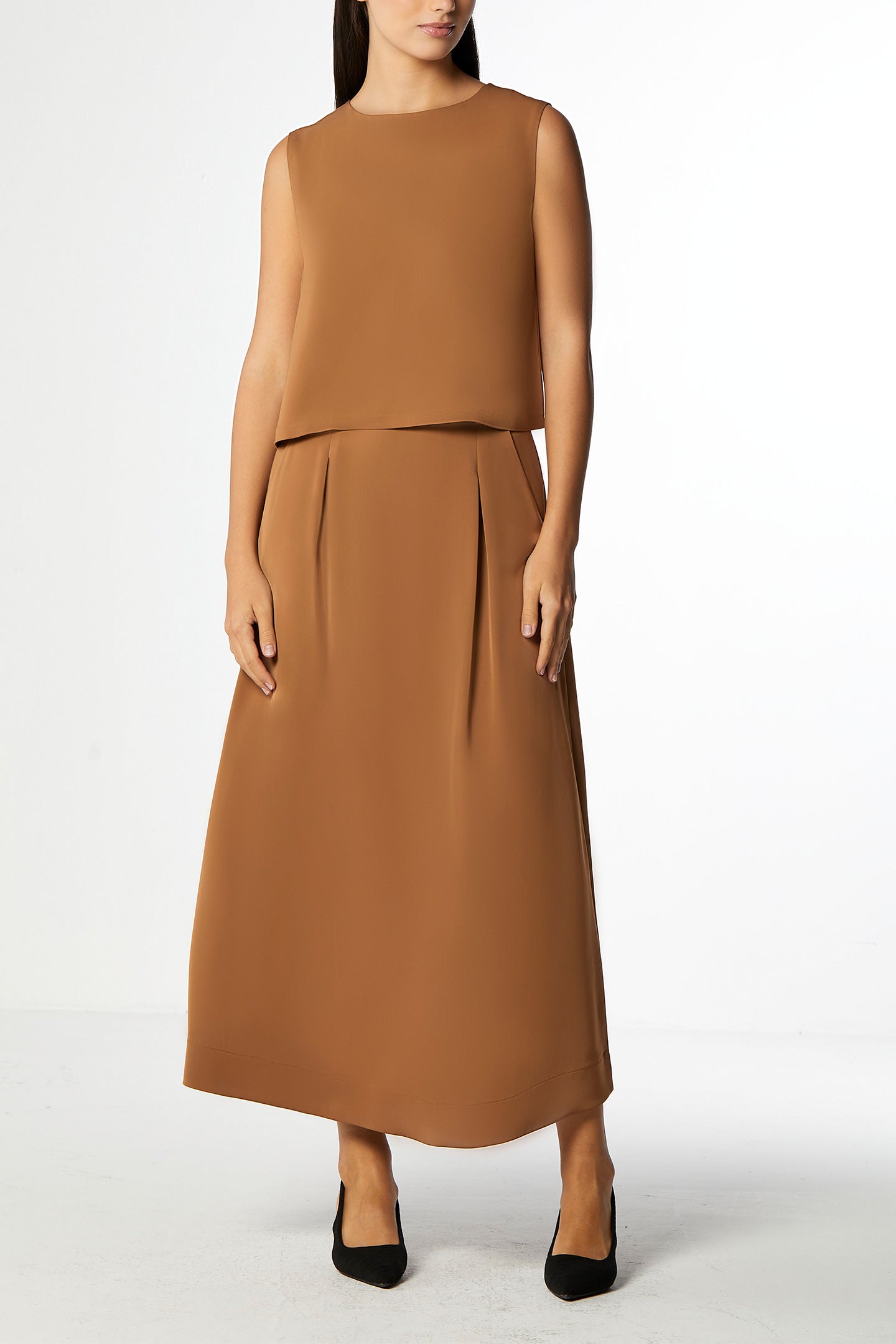 Luna Ash Set Top and Skirt