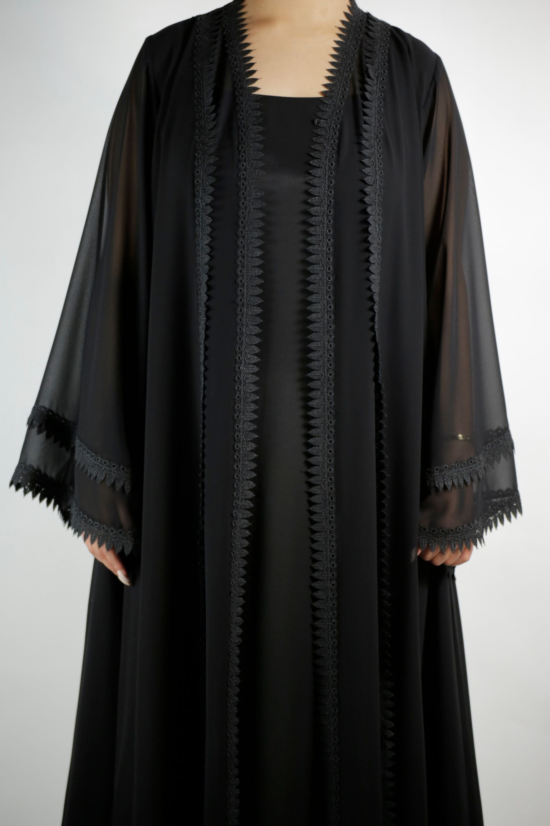 Lenah Leaf Abaya Set