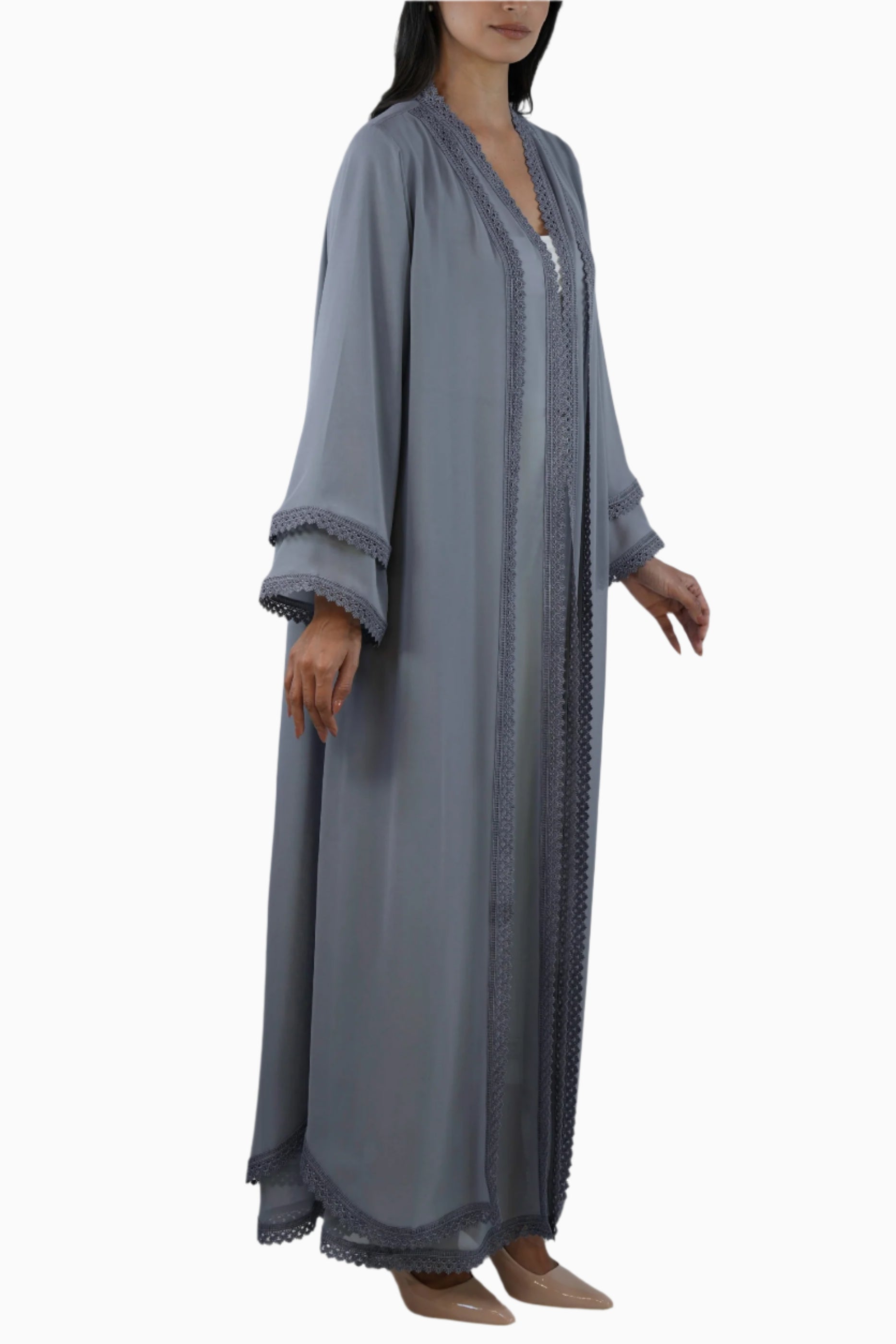 Lenah Gray Abaya Set