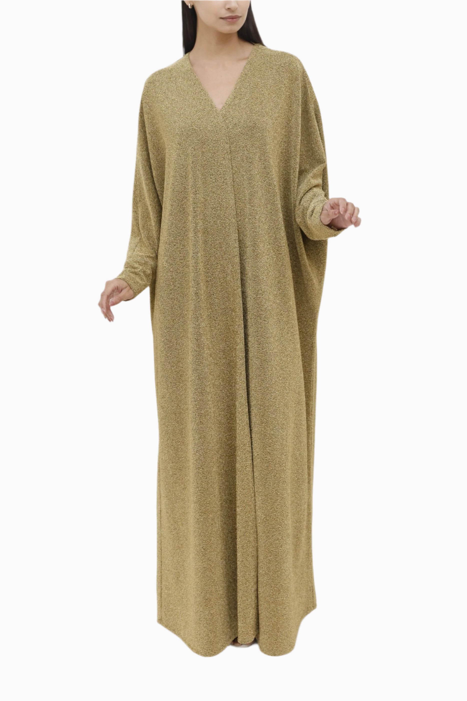 Naweer Gold Abaya Set