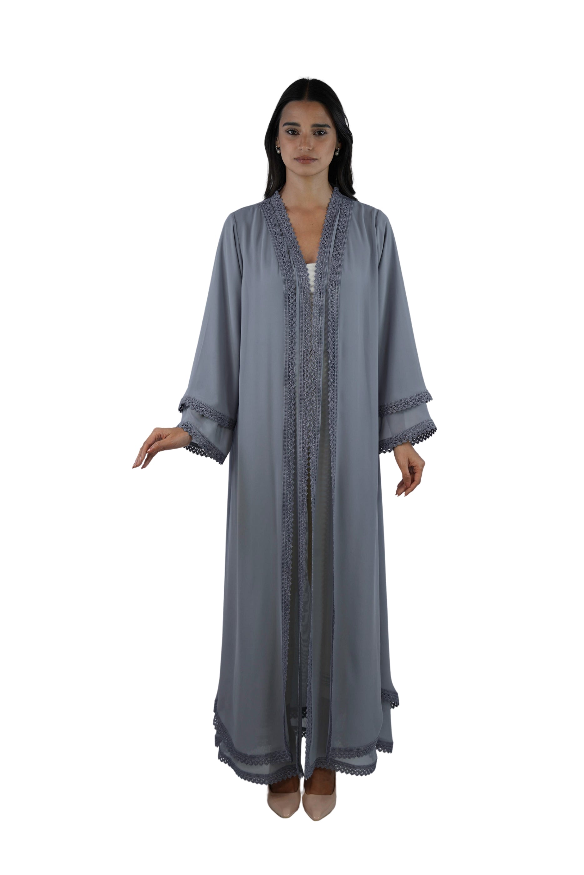 Lenah Gray Abaya Set
