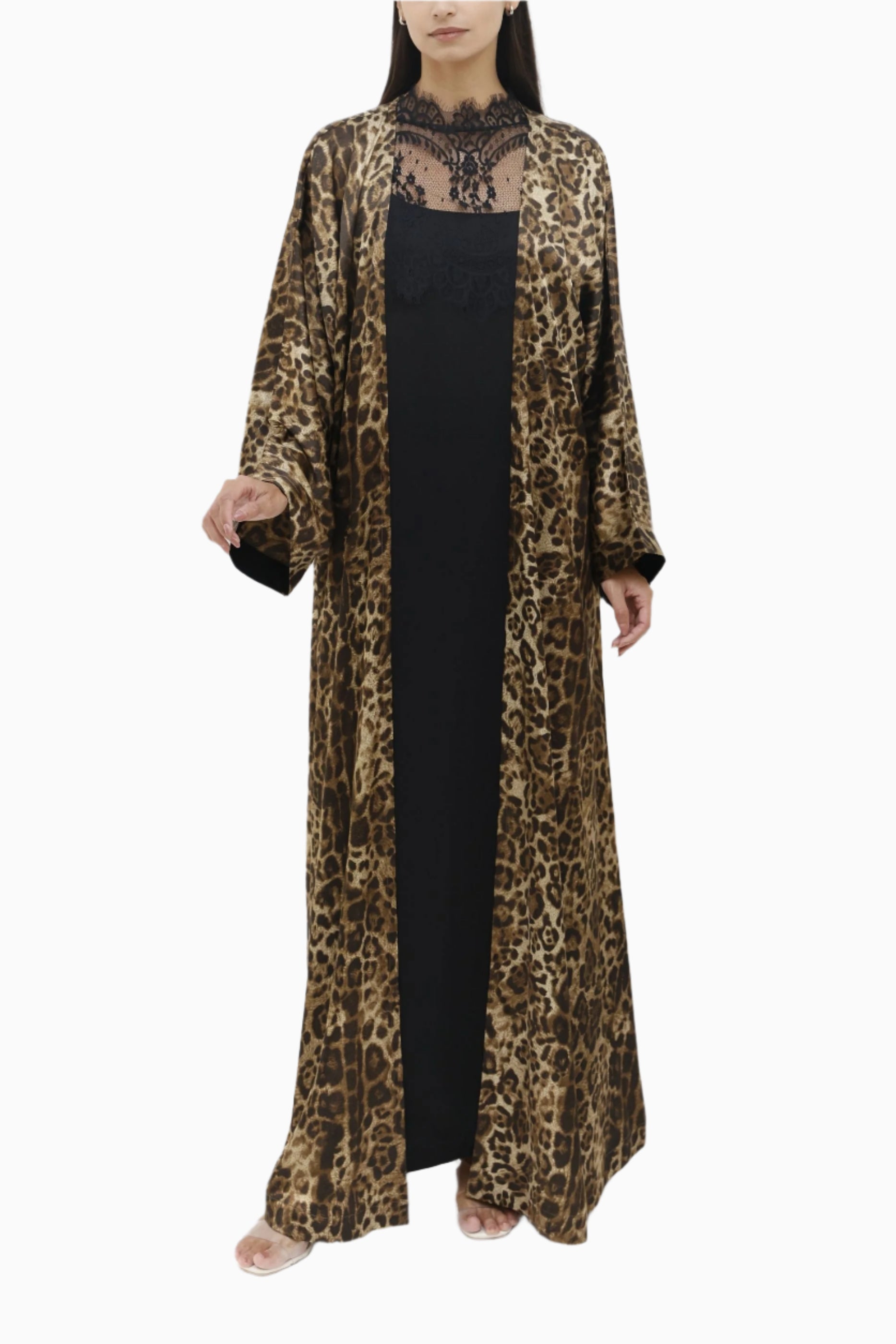 Hadeel Sand Abaya Set