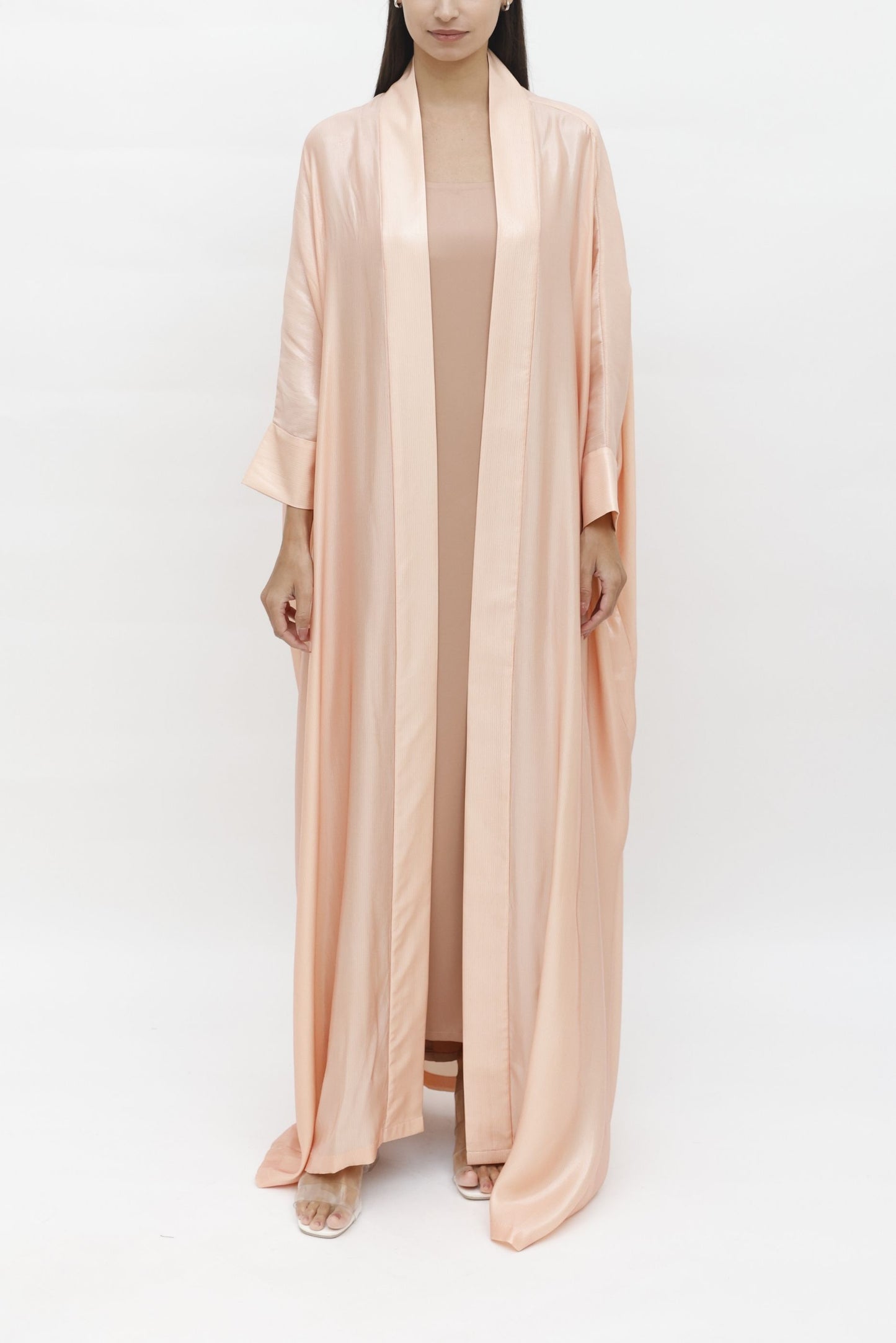 Rawan Blush Abaya Set