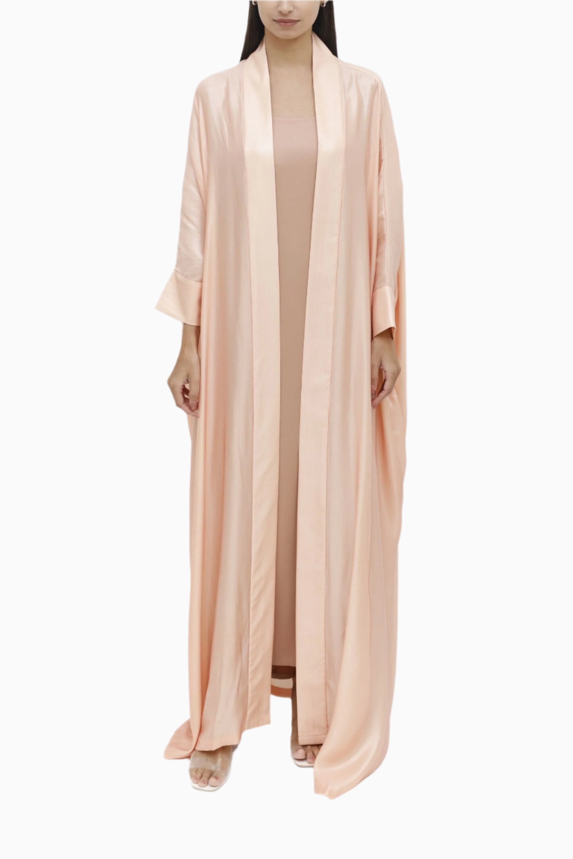 Rawan Blush Abaya Set