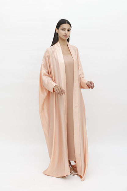 Rawan Blush Abaya Set