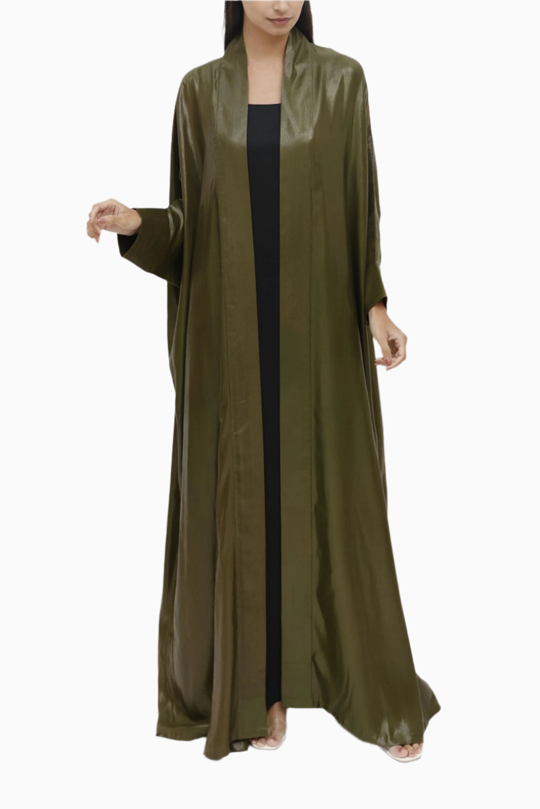 Rawan Olive Abaya Set