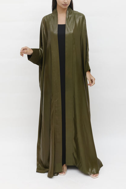 Rawan Olive Abaya Set