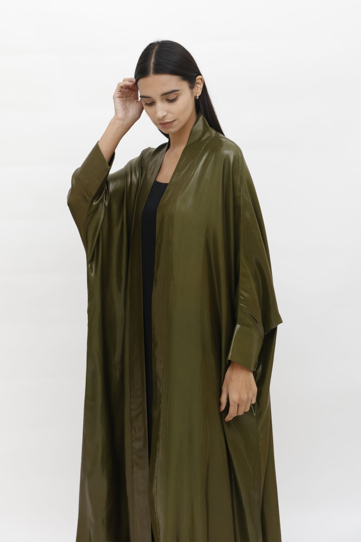 Rawan Olive Abaya Set