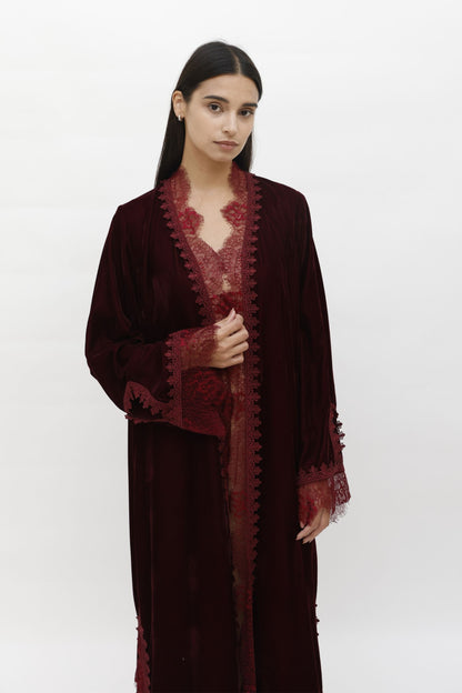 Hayan Ruby Abaya Set