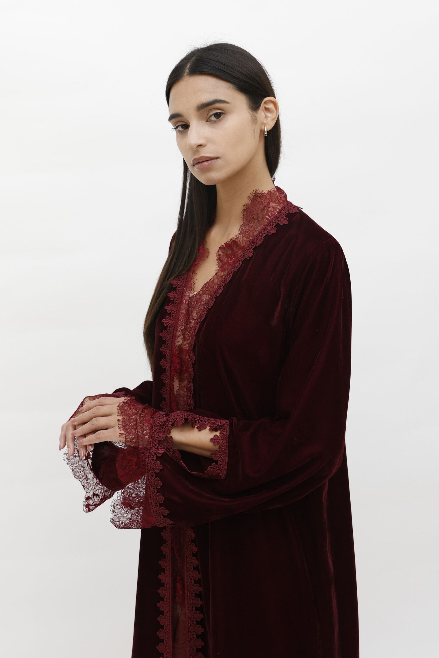 Hayan Ruby Abaya Set