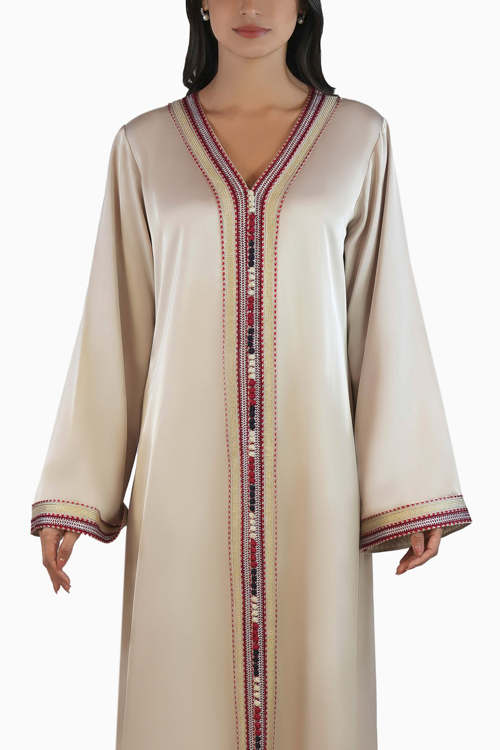 Aseel - Embellished Moroccan Inspired Kaftan Dress Set