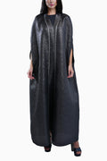 Durrah Black Abaya Set