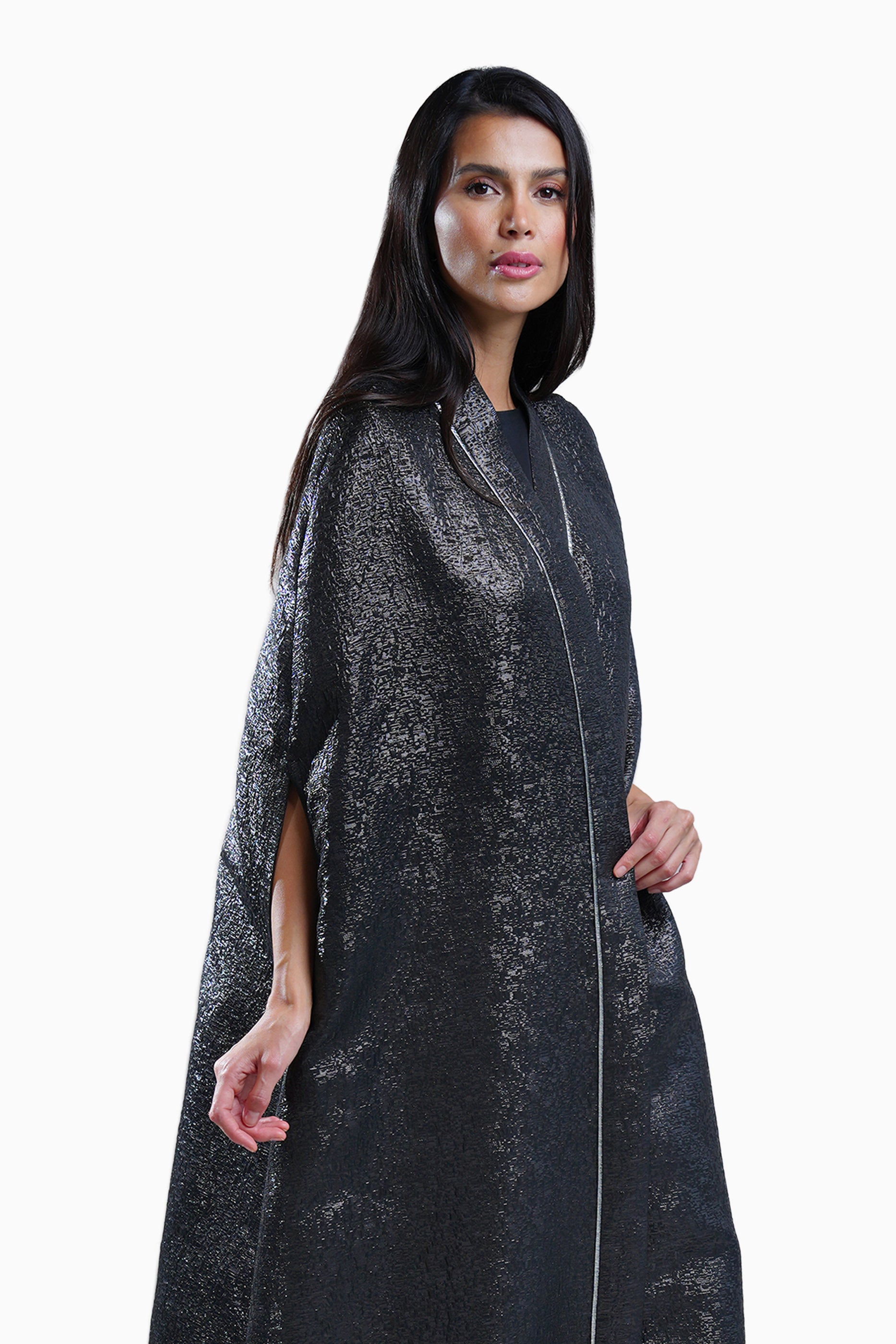 Durrah Black Abaya Set