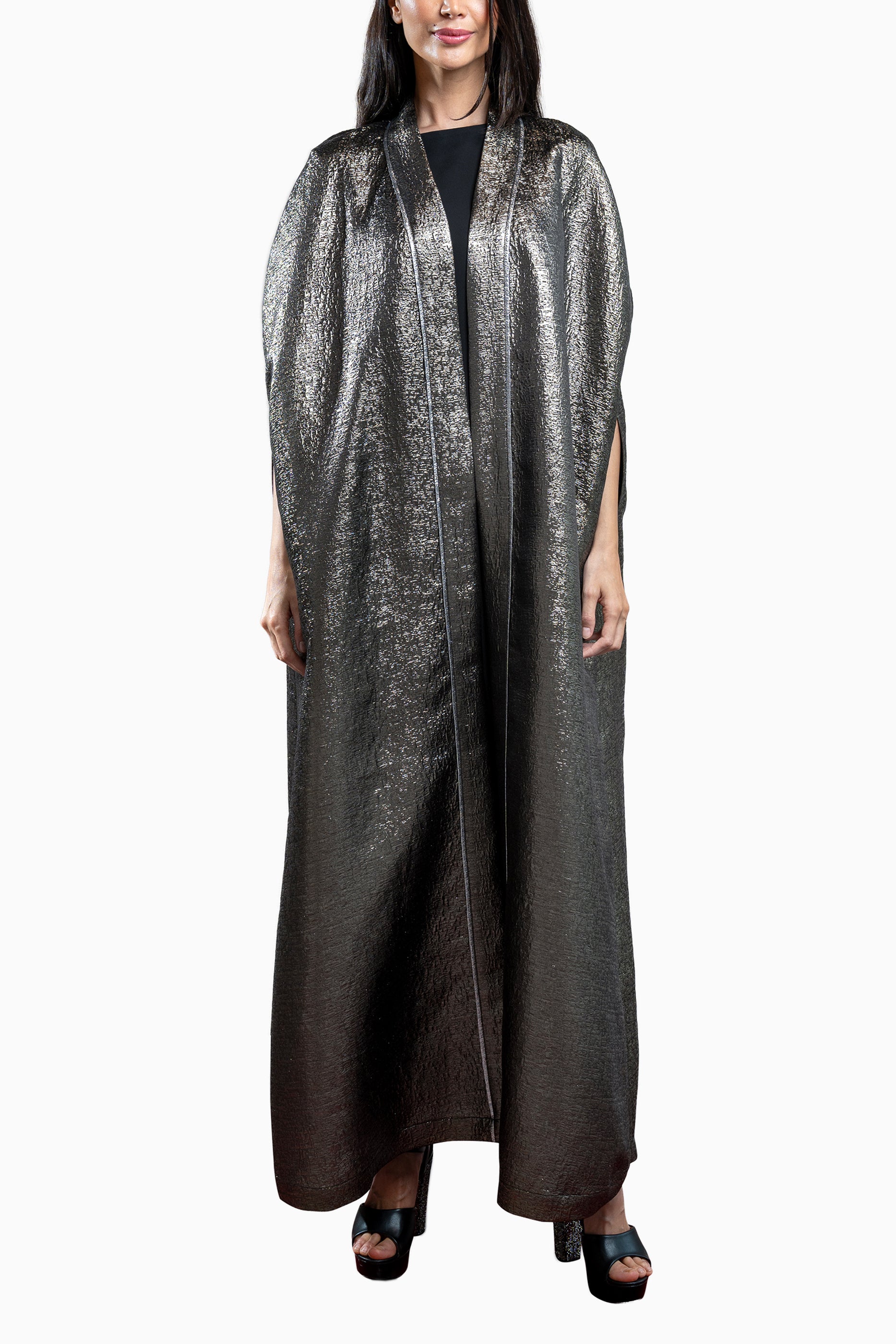 Durrah Olive Abaya Set