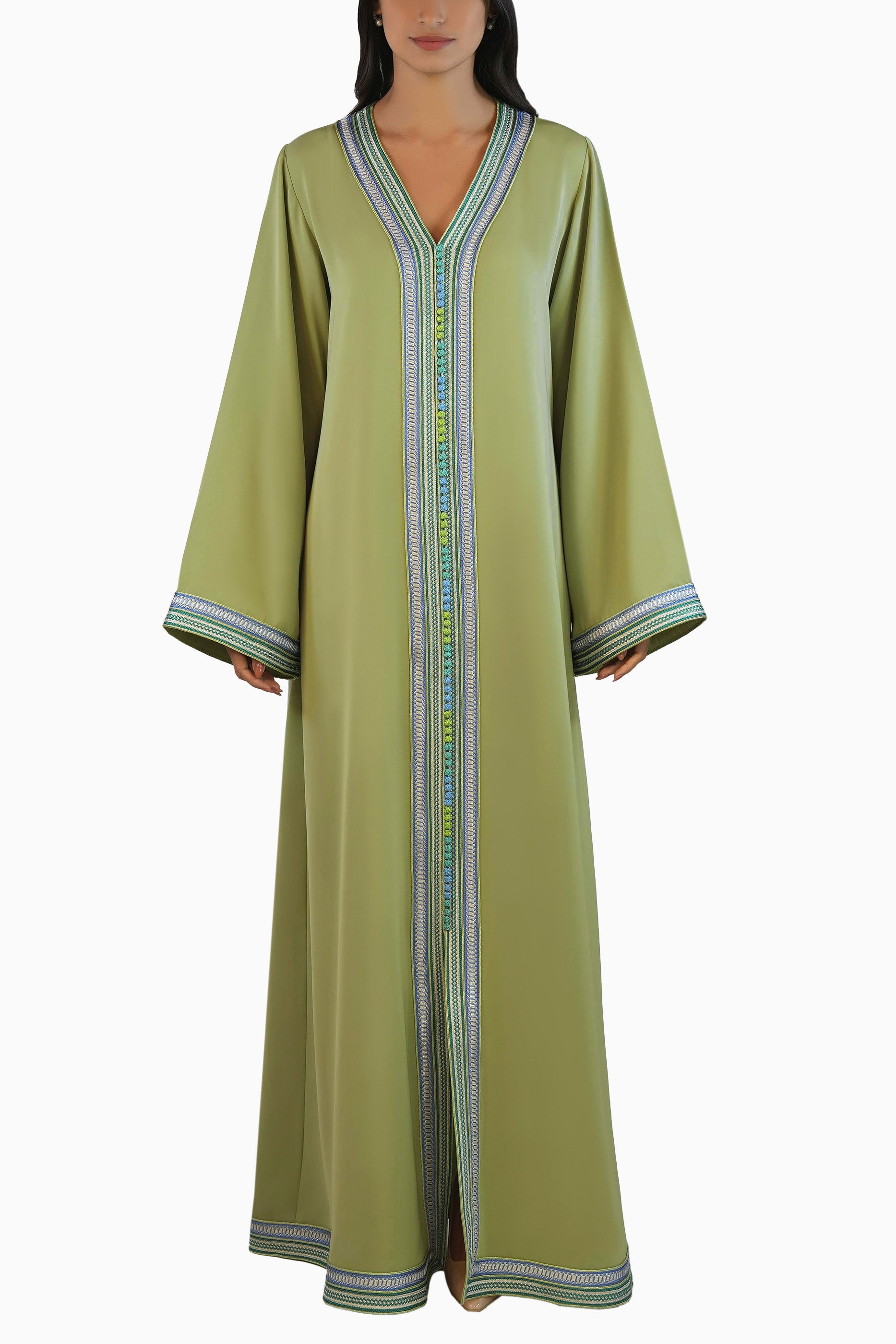 Ikram - Embellished Moroccan Inspired Kaftan Dress Set