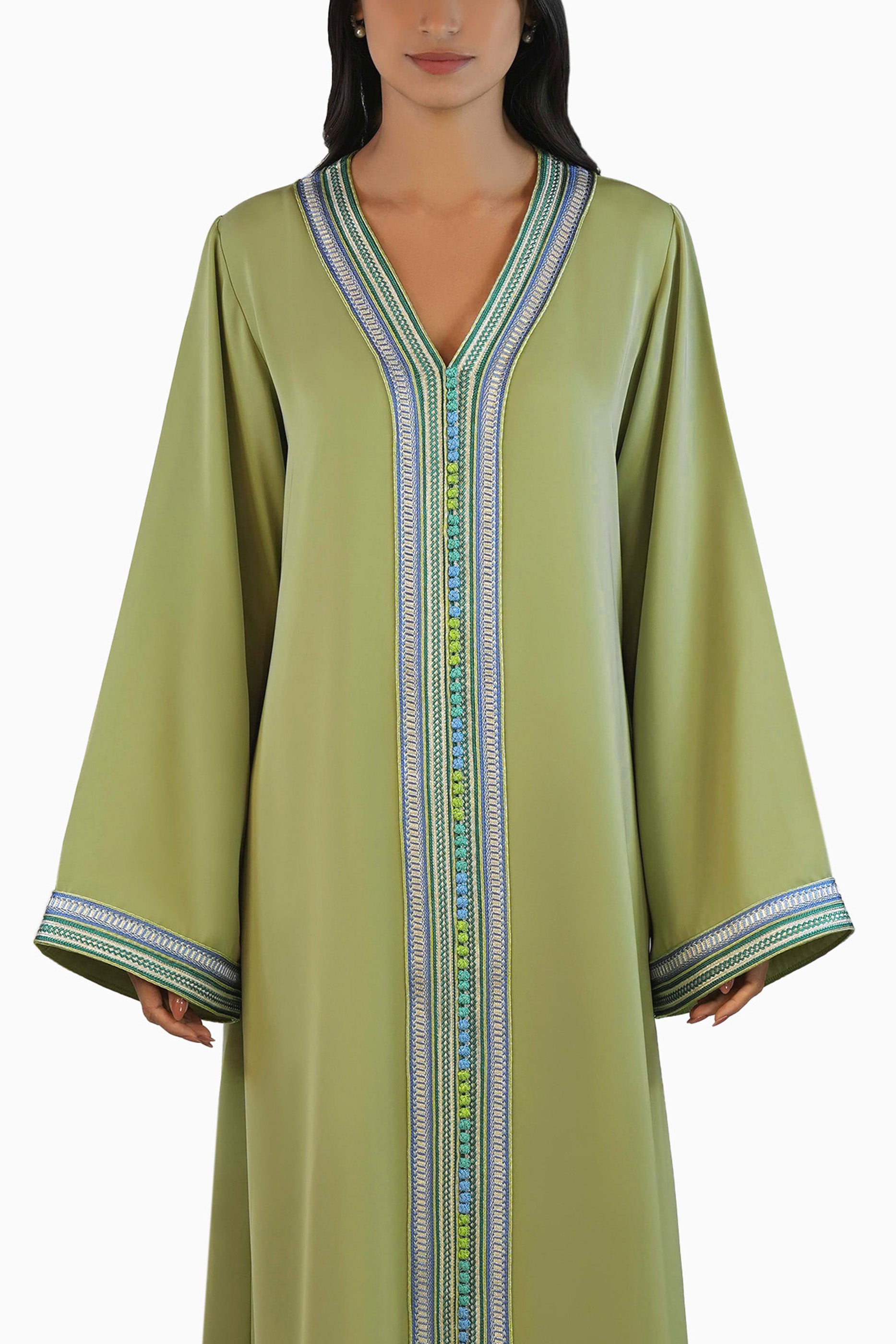 Ikram - Embellished Moroccan Inspired Kaftan Dress Set