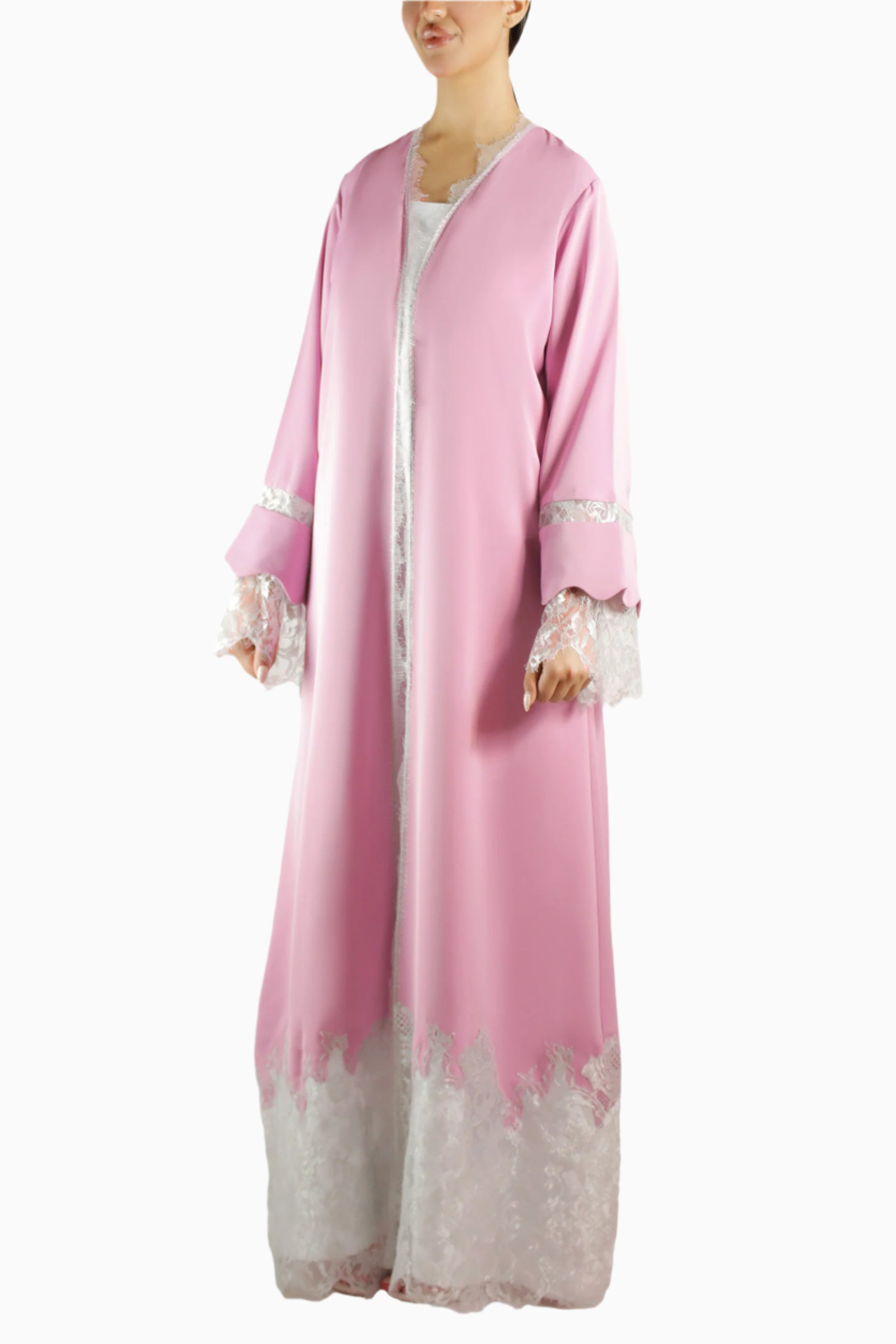 Lowlua Blush Abaya Set