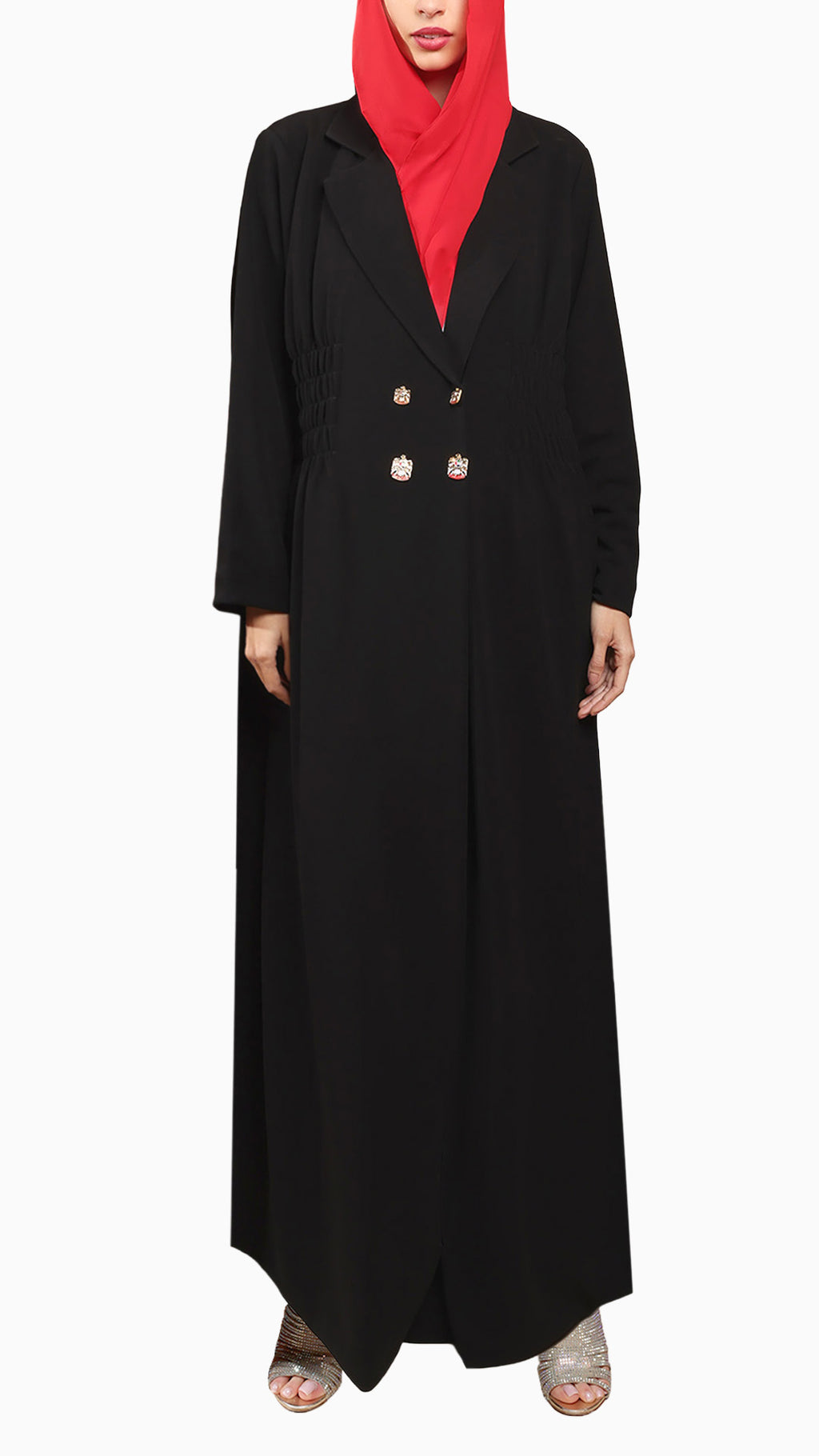UAE National Day Abaya with three colors Shella