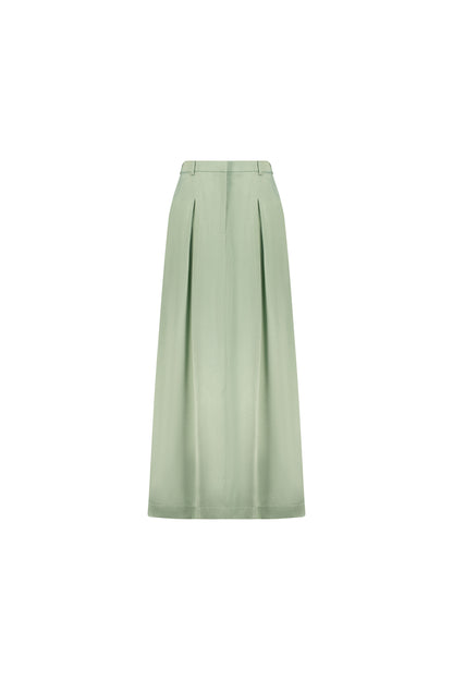 Pion Mint Skirt in Silk