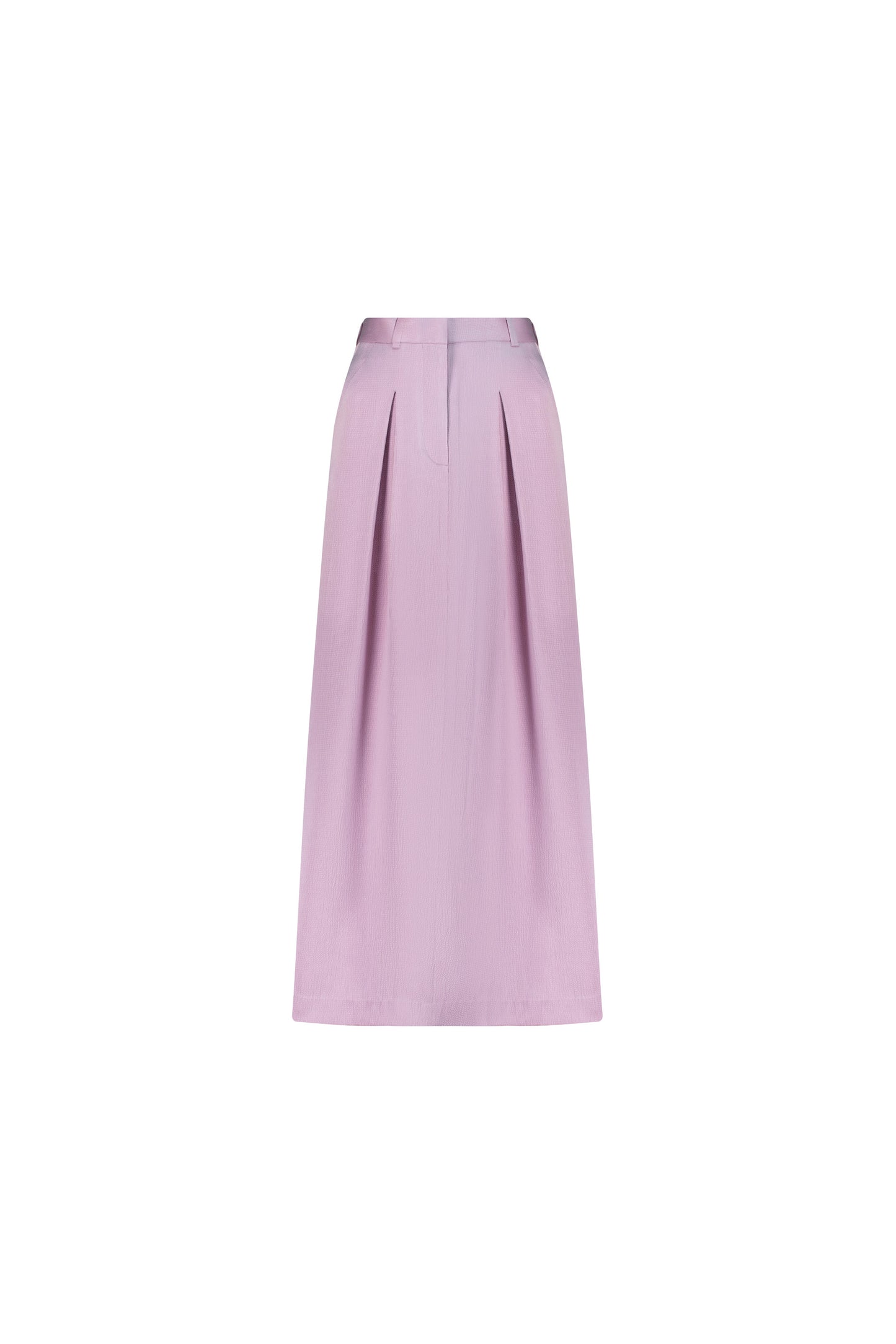 Pion Plum Skirt in Silk