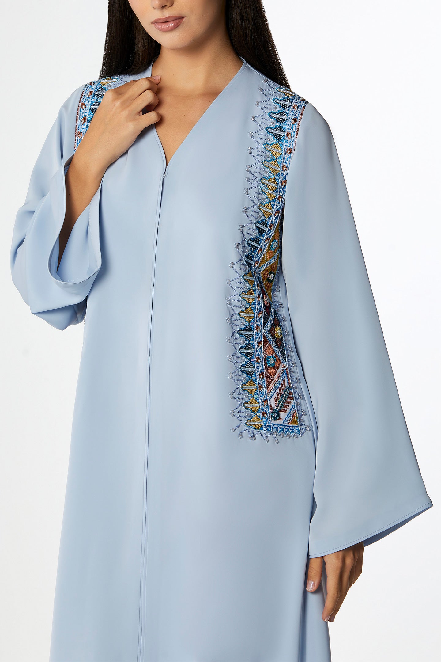 Teal Abaya Set