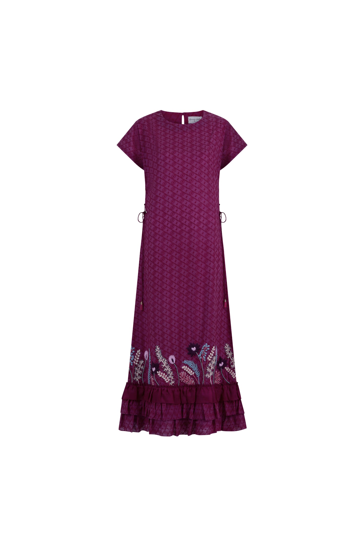 Zinnea Ruby Dress in Soft Broderie Anglaise