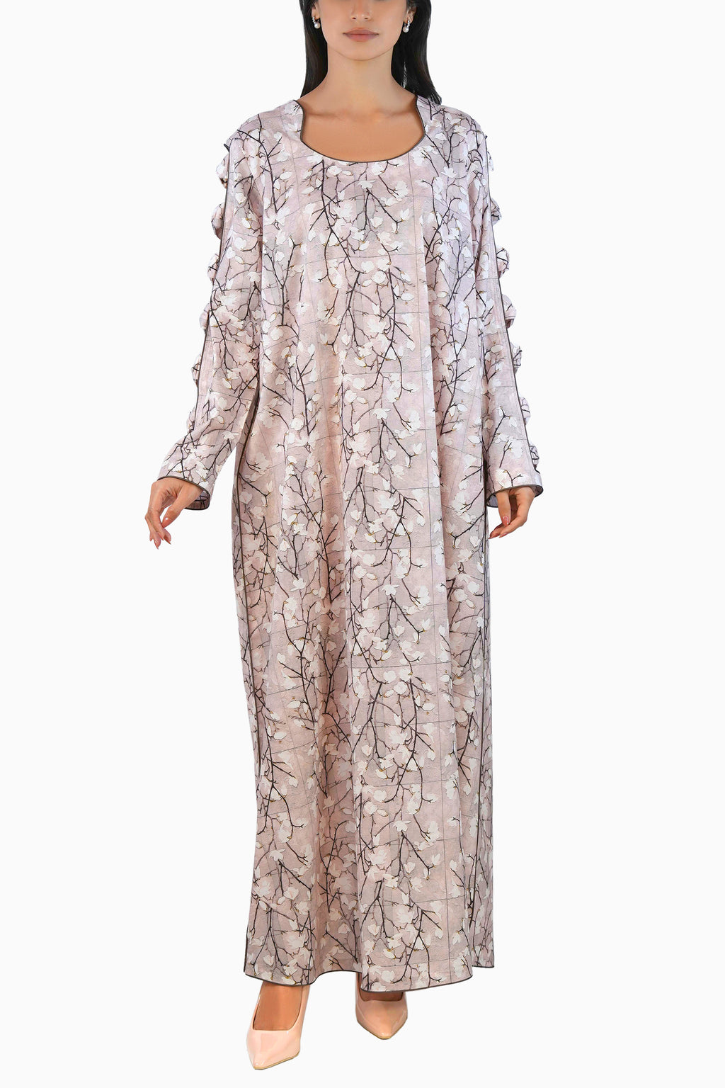 Cotera - Printed Floral Kaftan Dress