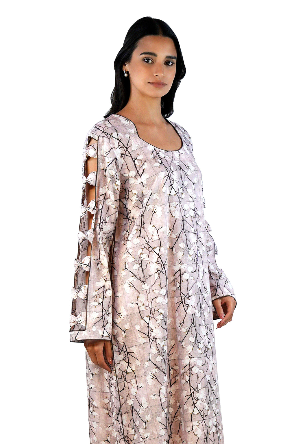 Cotera - Printed Floral Kaftan Dress