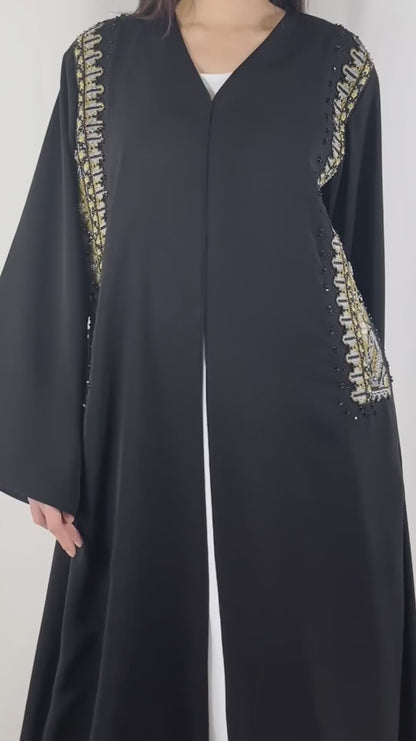 Charcoal Abaya Set