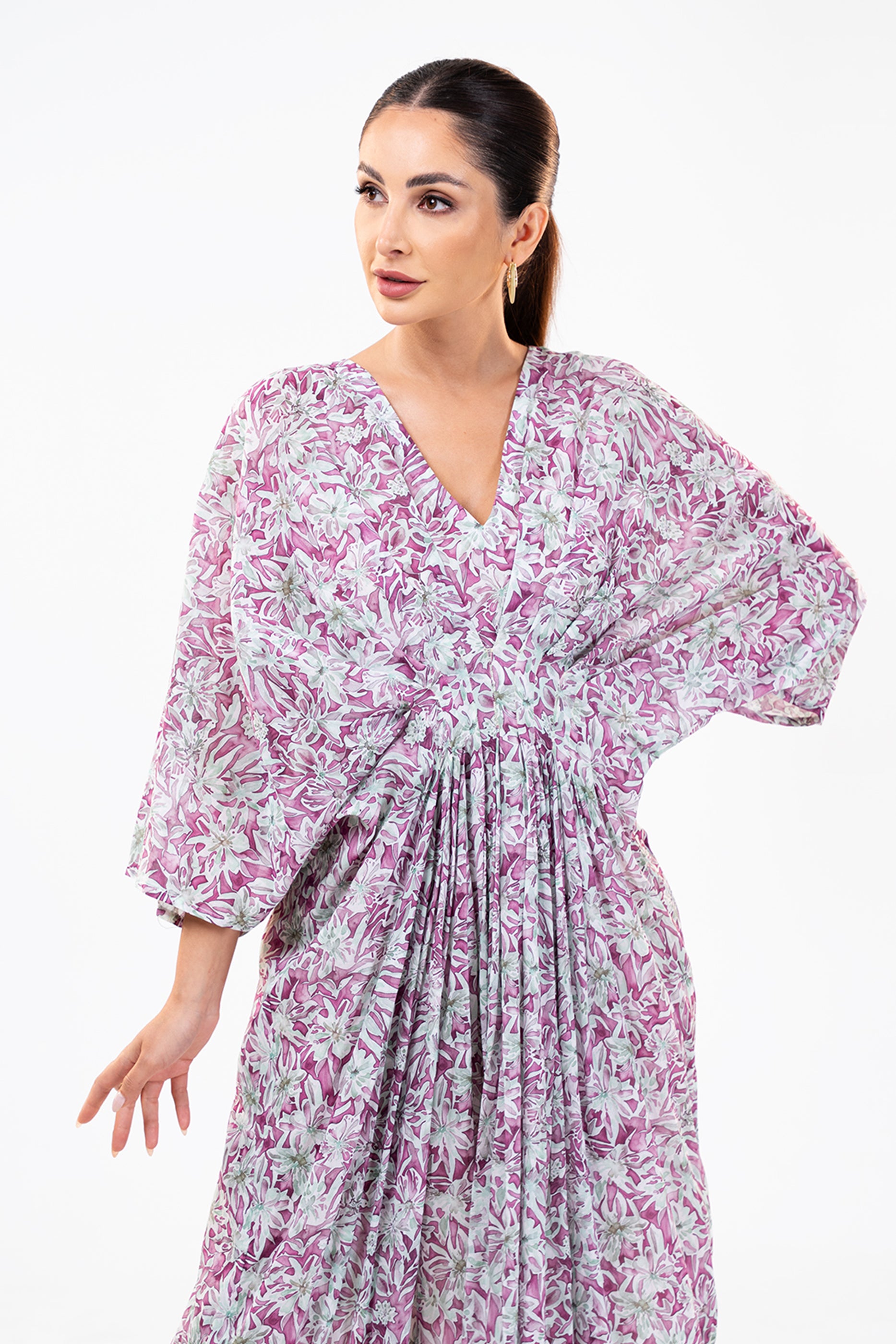 Rua Plum – Elegant Floral Summer Dress