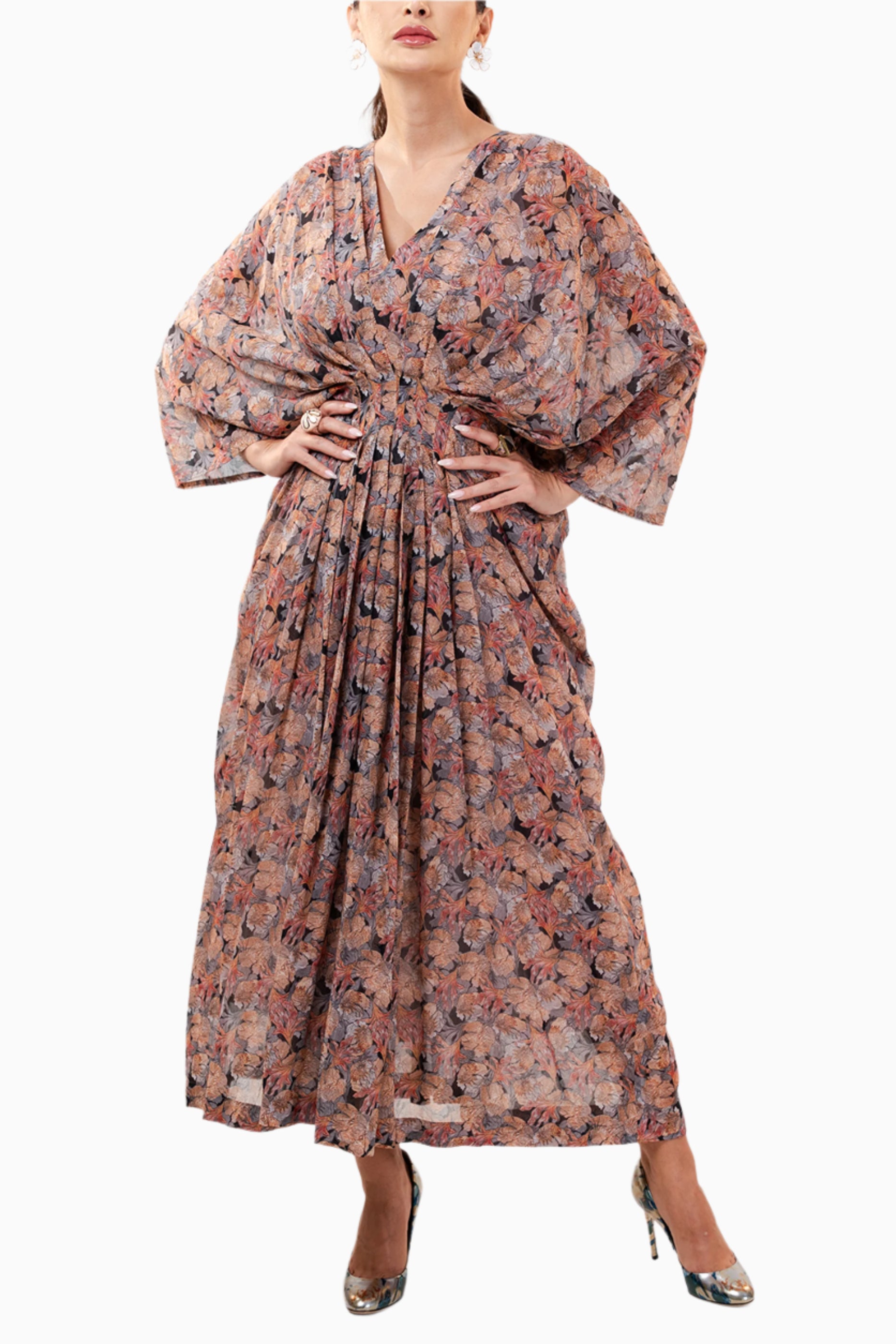 Rua Sepia - Floral Print Dress
