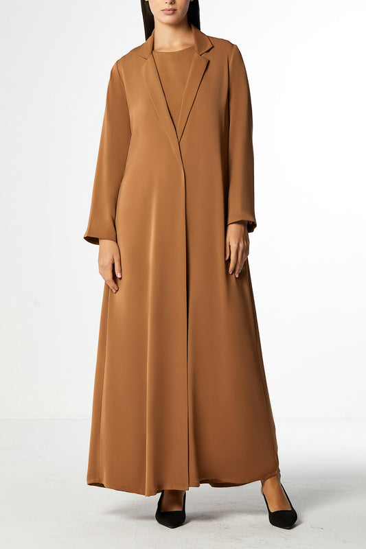 Solace Sand Abaya Set