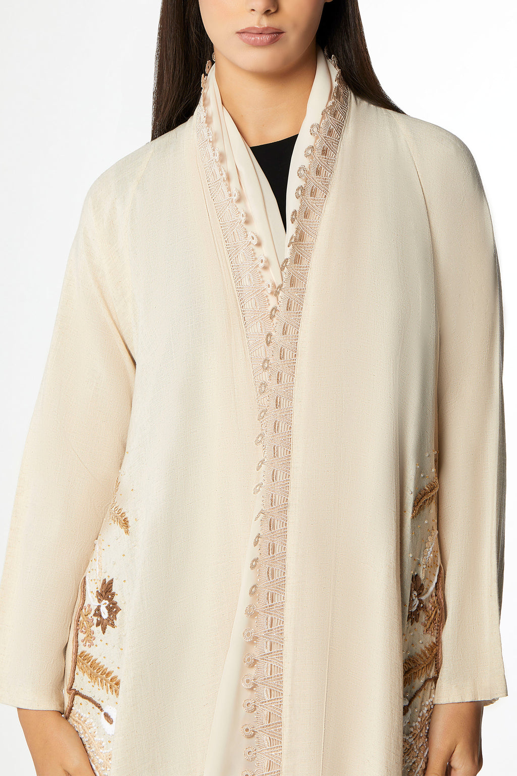 Tawny Abaya in Linen