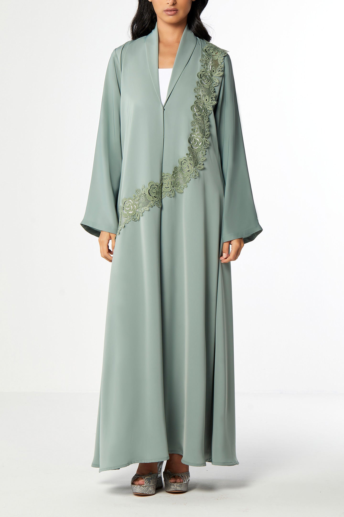 Volga Mint Abaya Set