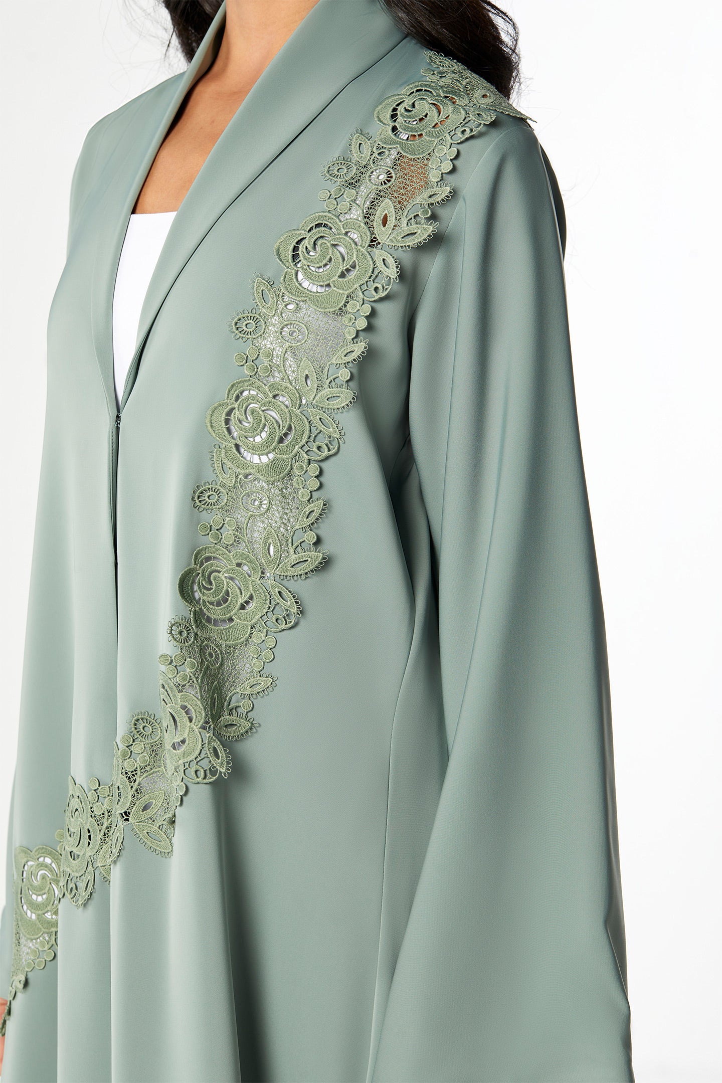 Volga Mint Abaya Set