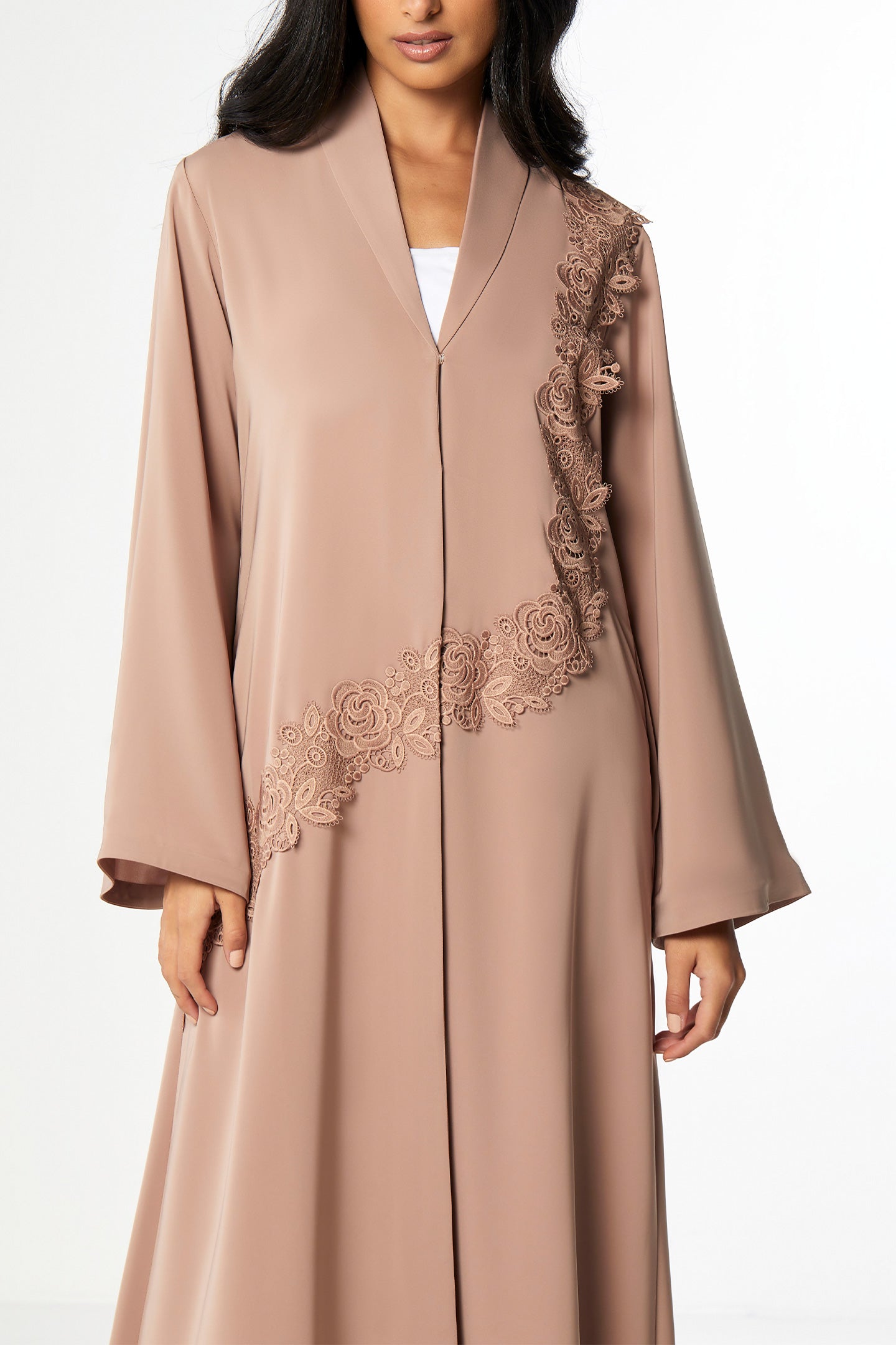 Volga Sand Abaya Set