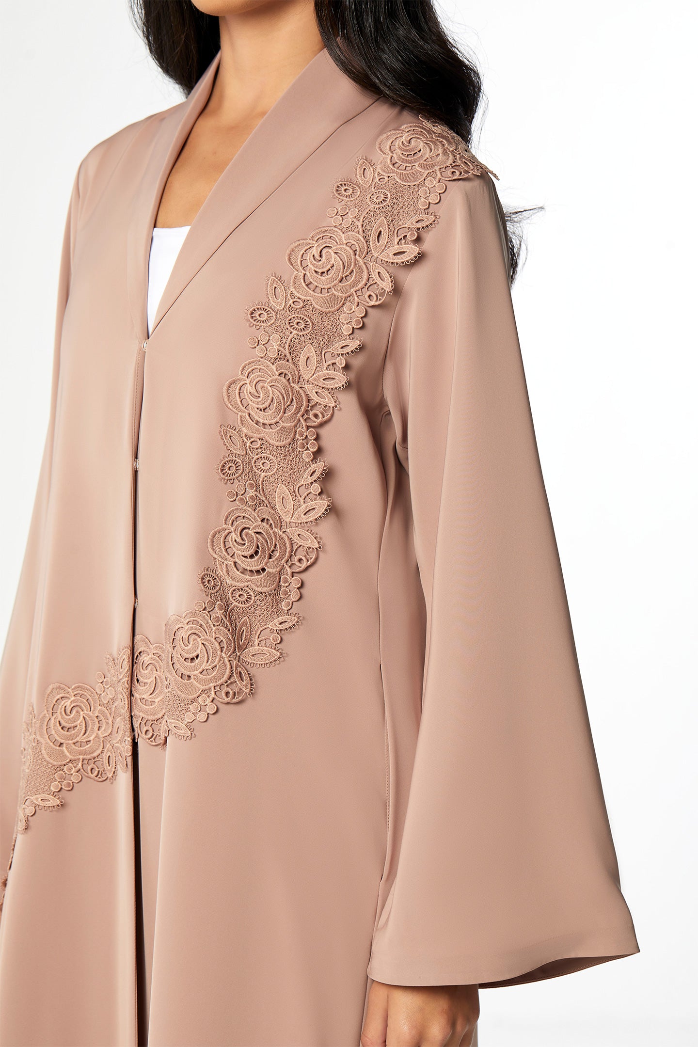 Volga Sand Abaya Set